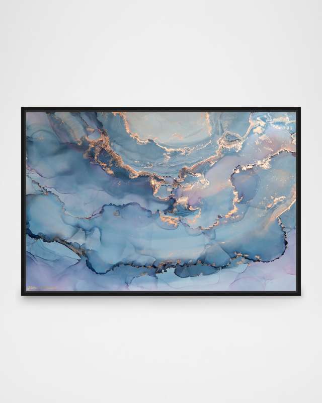 "Glitter Enthusiast" Alli Framed Giclee Wall Art